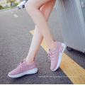 2019 Latest Design Women Sock Shoes Fashion Korean Design Pure Color Breathable Knit Sports Shoes